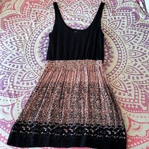 Medium dress / mid thigh length / studs / cheetah